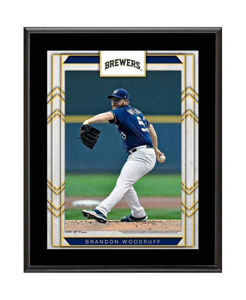 Brandon Woodruff Milwaukee Brewers 10.5'' x 13'' Sublimated Player Name Plaque