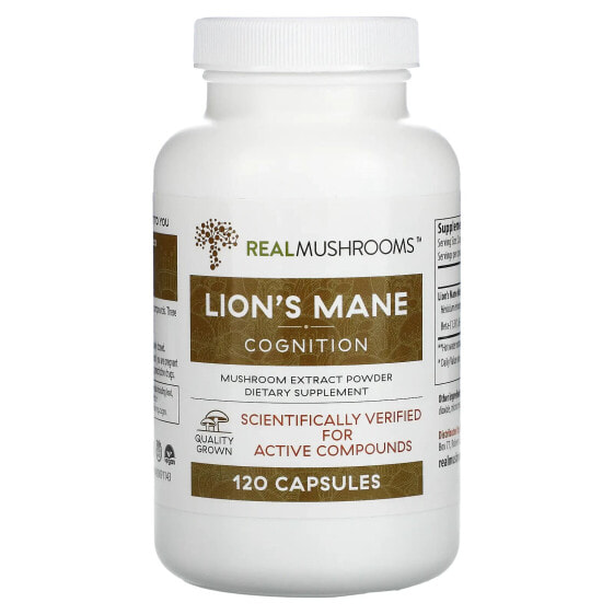 Lion's Mane, Mushroom Extract Powder, 120 Capsules