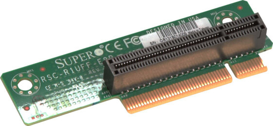 Supermicro RSC-R1UFF-E8R - PCIe - PCIe 3.0 - Black - Green - Server
