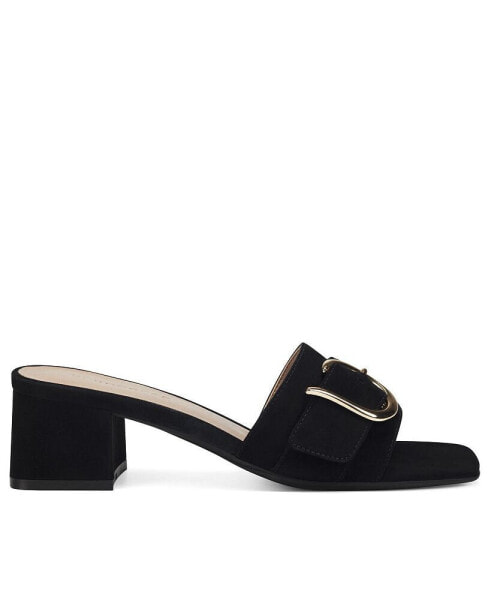 Evvie Low Block Heel Sandal