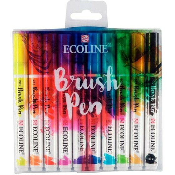 Set of Felt Tip Pens Talens Ecoline Brush Pen Multicolour