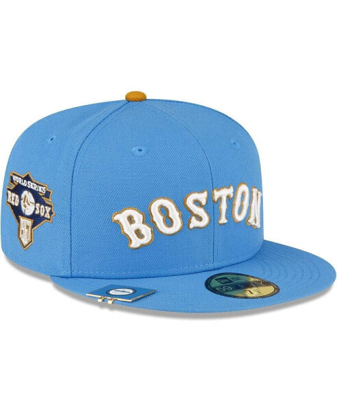 Men's Light Blue Boston Red Sox City Flag 59FIFTY Fitted Hat