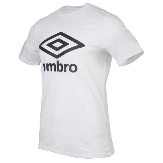 Мужская спортивная футболка белая с логотипом UMBRO Football Wardrobe Large Logo