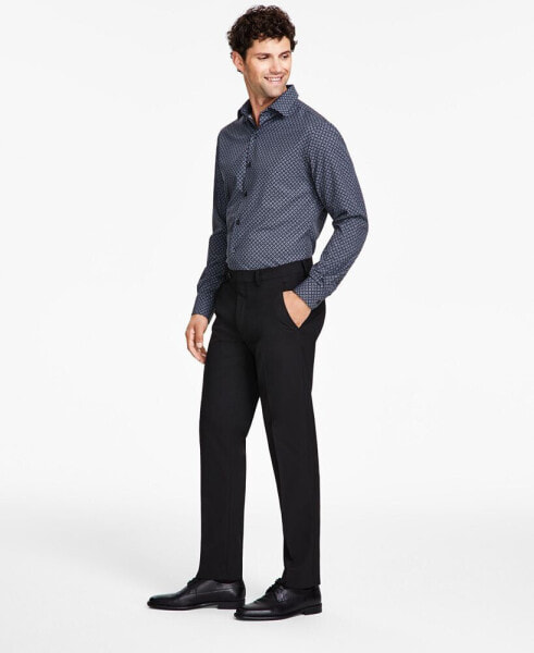 Костюм мужской Alfani брюки приталенные с эластичностью Solid Slim-Fit