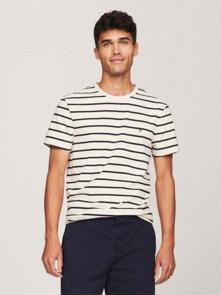 Slim Fit Premium Stretch Stripe T-Shirt