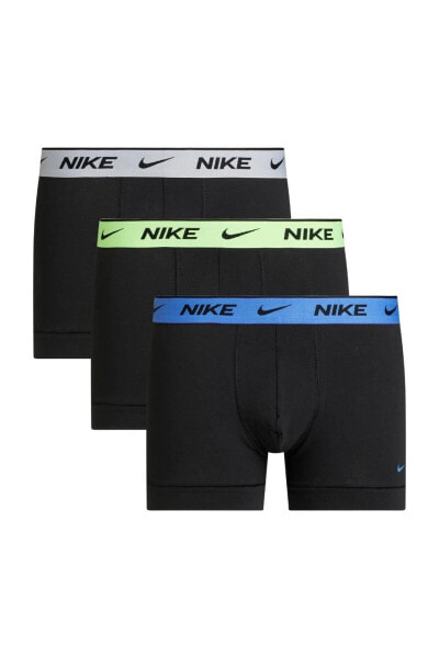 Erkek Nike Marka Logolu Elastik Bantlı Günlük Kullanıma Uygun Siyah Boxer 0000ke1008-hwv