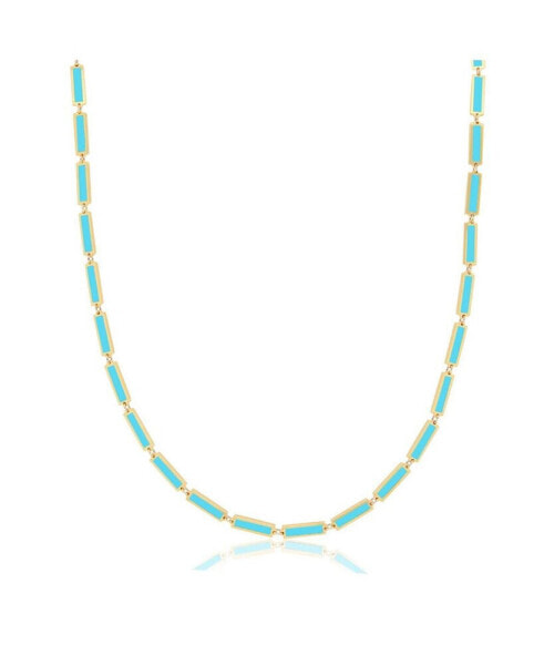 Turquoise Bar Necklace