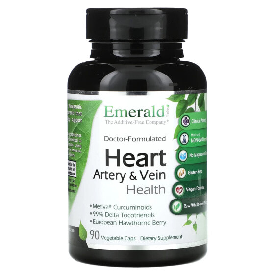 Комплекс для здоровья сердца, сосудов и артерий, 90 капсул, Emerald Laboratories