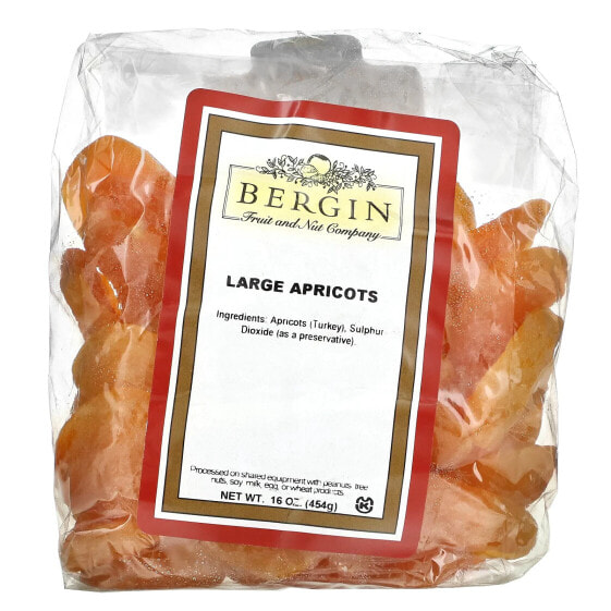 Сушеные абрикосы крупные Bergin Fruit and Nut Company 454 г