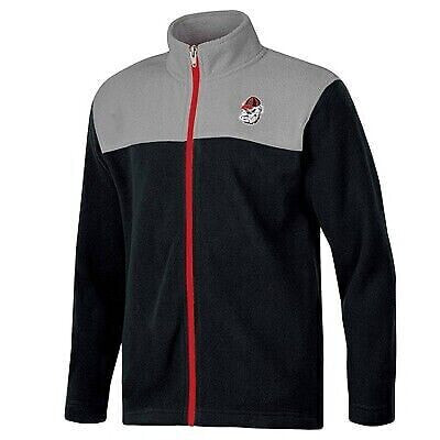 NCAA Georgia Bulldogs Boys' Fleece Full Zip Jacket - S: Embroidered Logo,