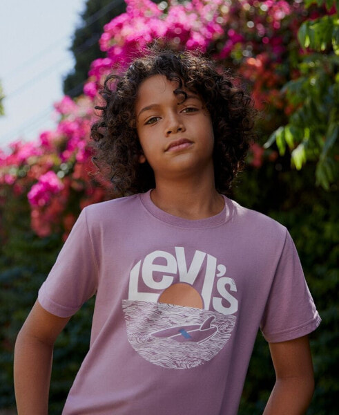 Рубашка для малышей Levi's Big Boys Overboard Surfer Tee