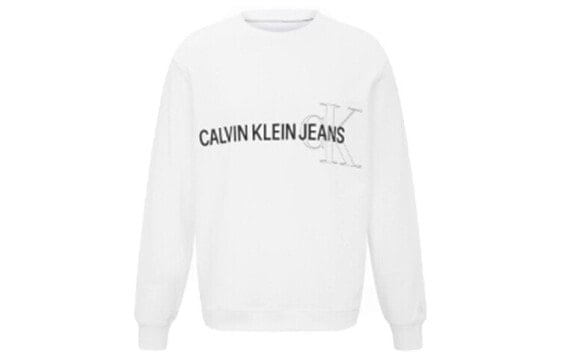 Толстовка мужская Calvin Klein CK Logo J319155-YAF белая