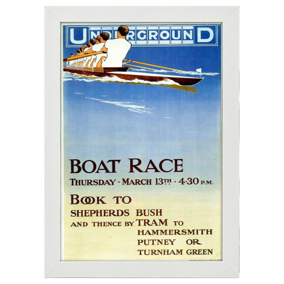 Bilderrahmen Poster 1913 Boat Race