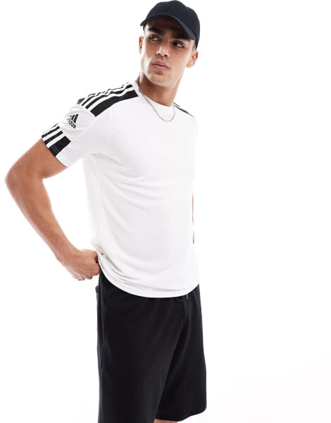 adidas Football Squadra 21 t-shirt in white