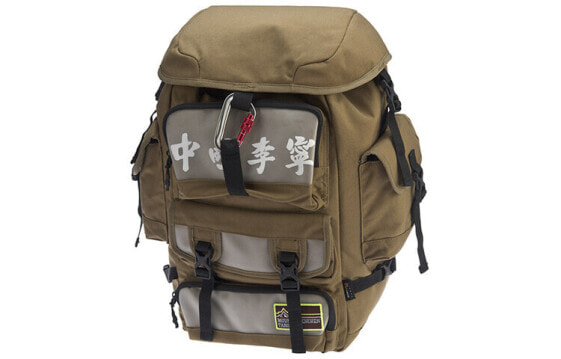 Рюкзак спортивный LI-NING ABSP384-1, мужской и женский, цвет армейской зелени, из серии Li-Ning, для отдыха и активного отдыха