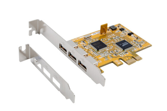 Exsys EX-11053 - PCIe - USB 2.0 - Full-height - PCIe 1.1 - NEC D720102GC - 0.48 Gbit/s