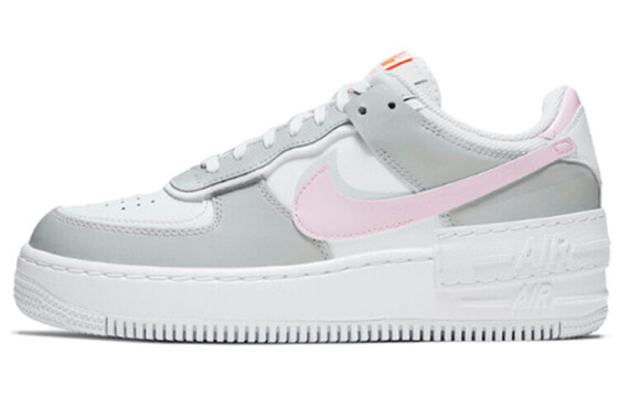 Кроссовки мужские Nike Air Force 1 Low Shadow Серебряно-розовые