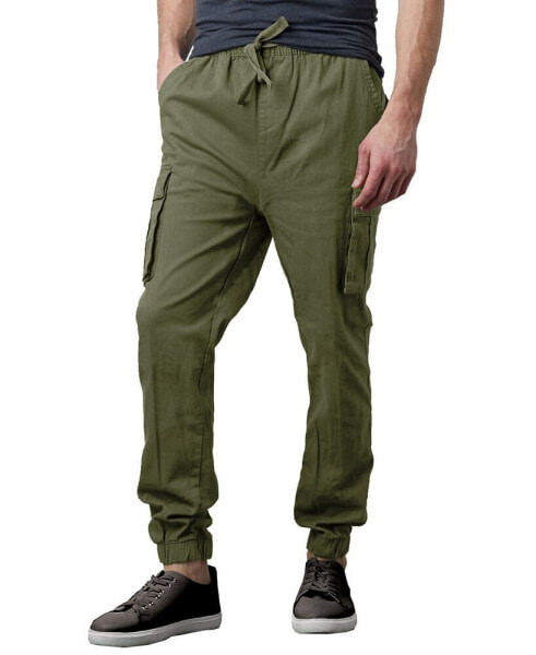 Men's Slim Fit Stretch Cargo Jogger Pants