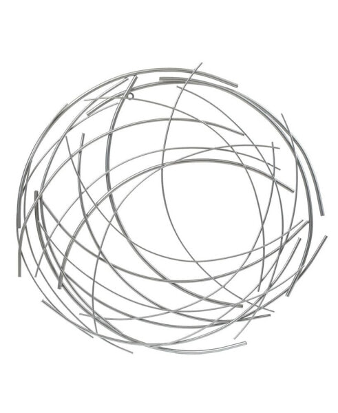 Abstract Iron Sticks Round Wall Decor