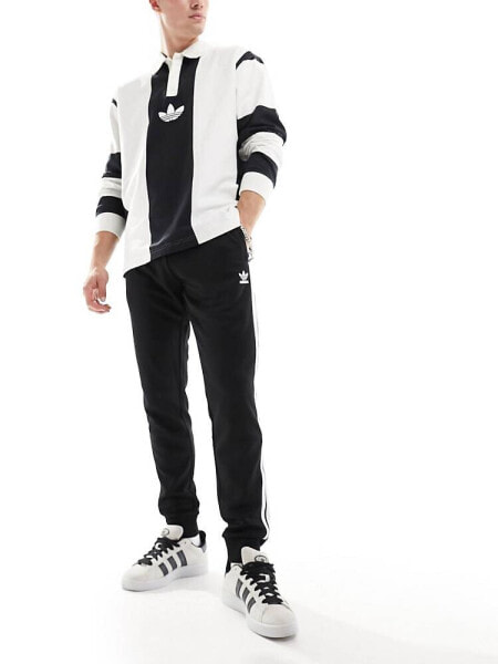 adidas Originals Superstar trackpants in black