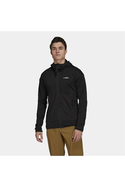 Толстовка мужская Adidas Terrex Tech Fleece Light Hooded Erkek Sweatshirt