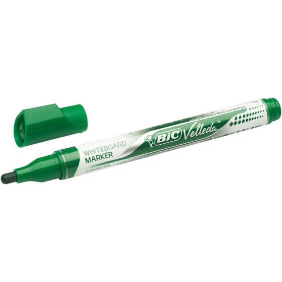 Фломастеры жидкие BIC Velleda Pocket Зеленый 12 штук