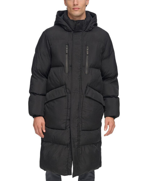 Men's Quilted Hooded Duffle Parka