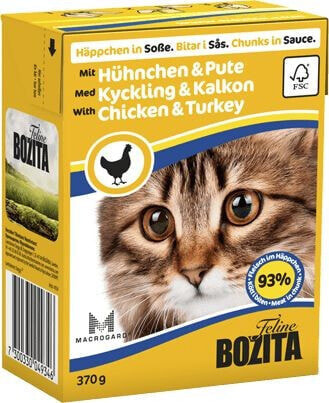 Bozita Kurczak & indyk w sosie - 370g