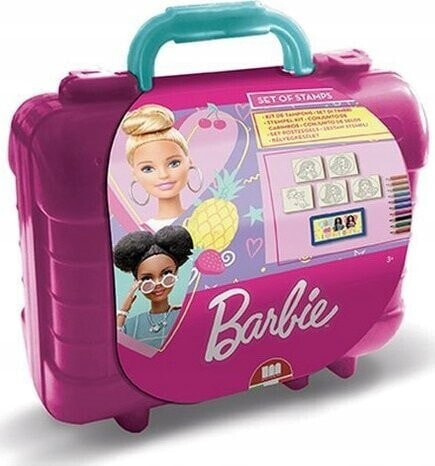 Multiprint MULTIPRINT BARBIE PIECZĄTKI TRAVEL SET