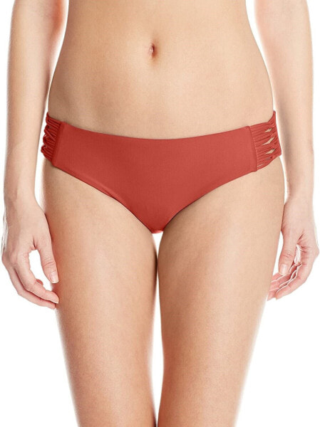 Body Glove Women's 183504 Smoothies Ruby Solid Bikini Bottom Swimwear Size M