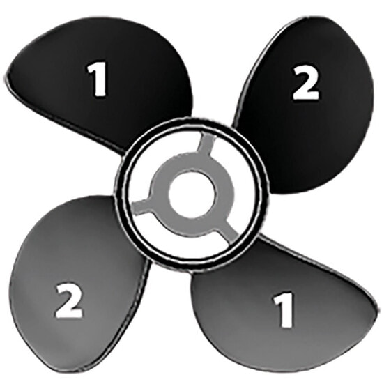 TODD ENTERPRISES Express Stainless 4BL LH Turning Point Propeller 15´´x15