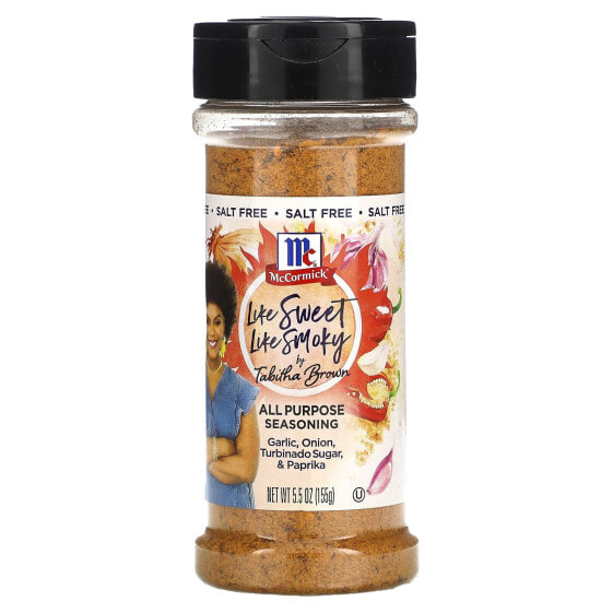 All Purpose Seasoning, Like Sweet Like Smoky by Tabitha Brown, Salt Free, 5.5 oz (155 g)