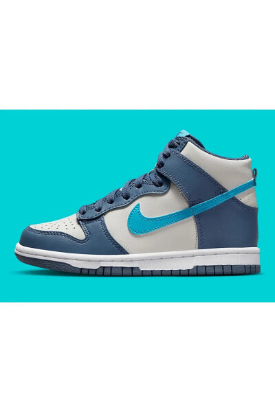 Dunk High "Light Bone & Diffused Blue