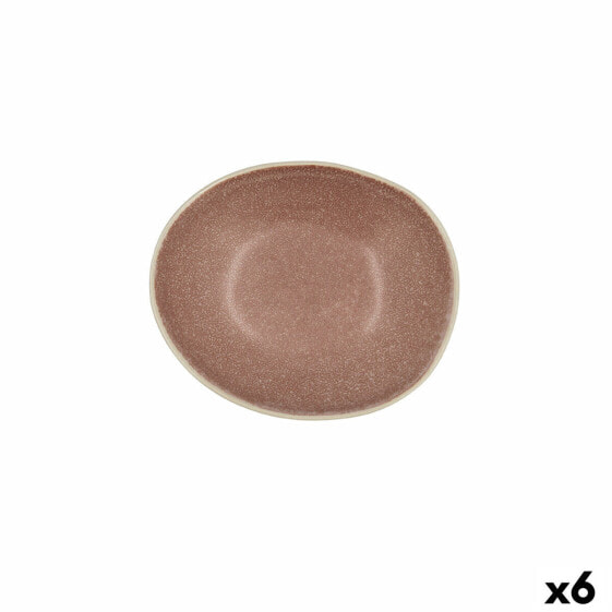 Посуда для столовой Bidasoa Gio 15 x 12,5 x 4 см Керамика Коричневый (6 штук)