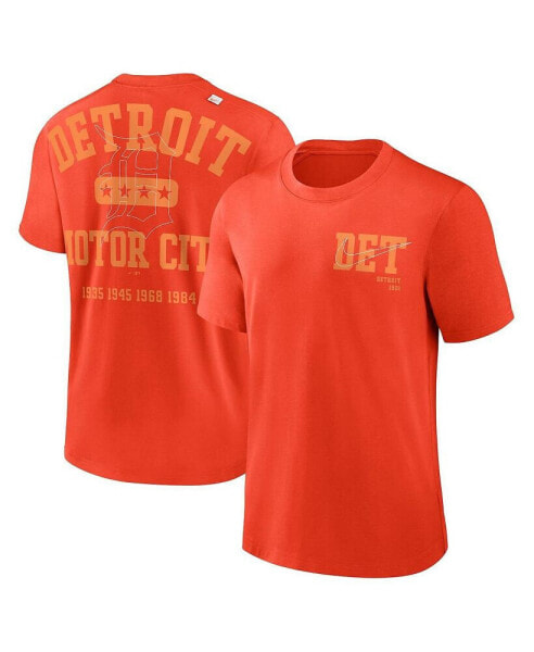 Men's Orange Detroit Tigers Statement Game Over T-shirt