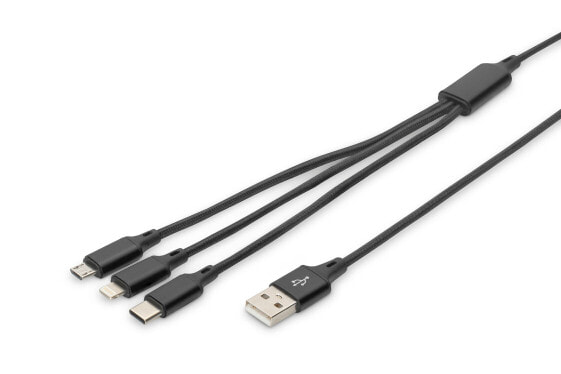 DIGITUS 3-in-1 charging cable