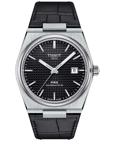 Часы Tissot PRX Powermatic 80 BlackCUDA턒