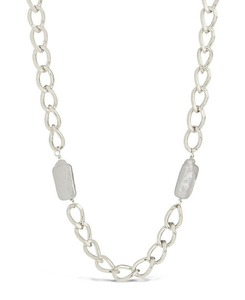 Women's Imitation Pearl Chain Necklace