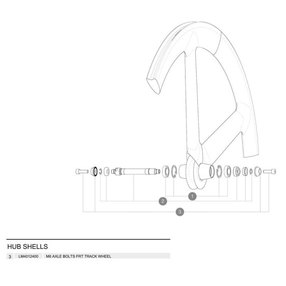 MAVIC M6 Axle Bolts Front Track Wheel