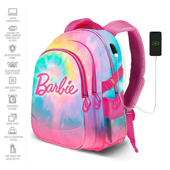 KARACTERMANIA Barbie Tie Dye Plus Running backpack