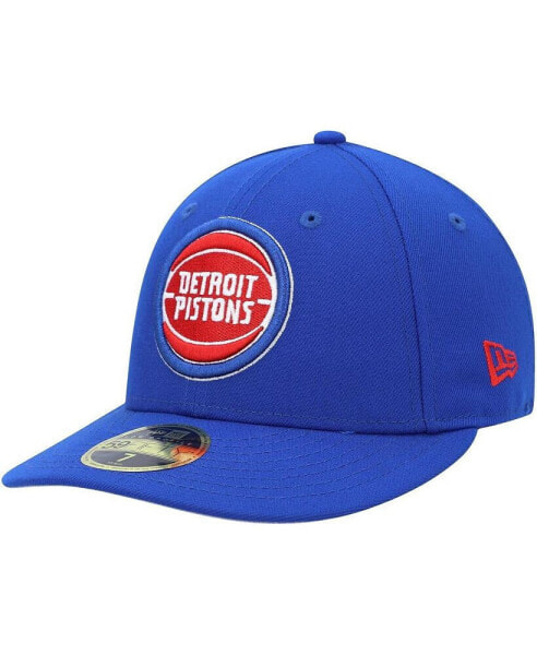 Men's Blue Detroit Pistons Team Low Profile 59FIFTY Fitted Hat