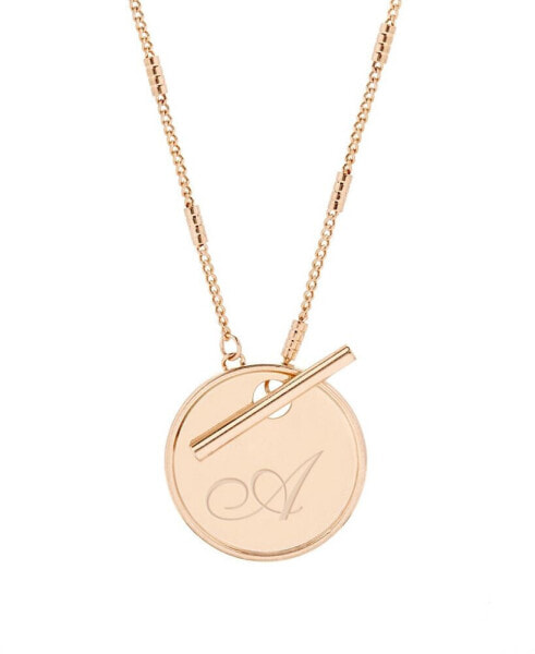 Grace Initial Toggle Necklace