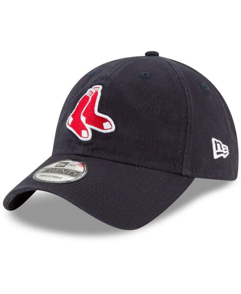 Men's Navy Boston Red Sox Logo Replica Core Classic 9TWENTY Adjustable Hat