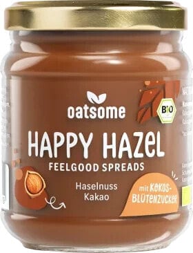 Haselnussmus, "Happy Hazel" Feelgood Spreads, Haselnuss Kakao, 200 g