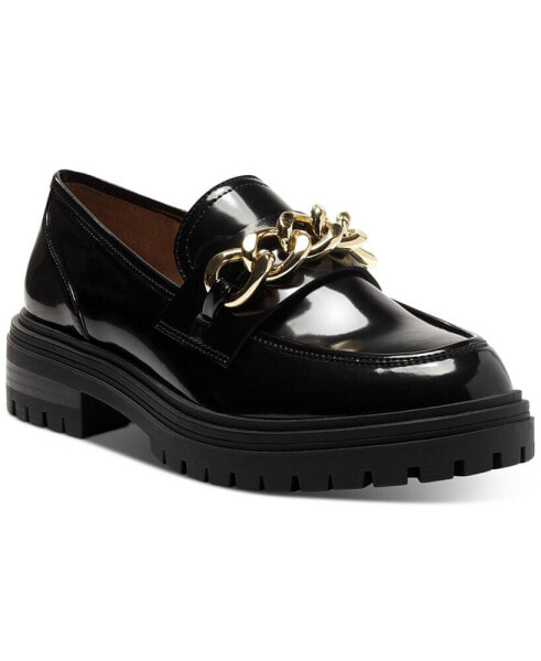 Women's Brea Chain-Trim Lug Sole Loafers, Created for Macy's