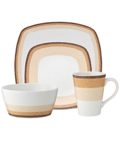 Colorscapes Desert Layers 4 Piece Square Place Setting