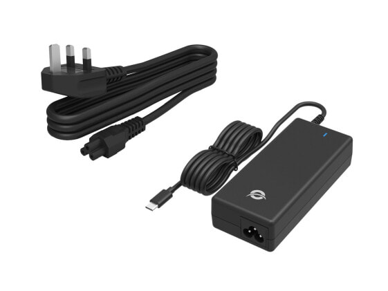 Conceptronic Ladegerät 1Port 100W GaN USB-C PD Desk sw