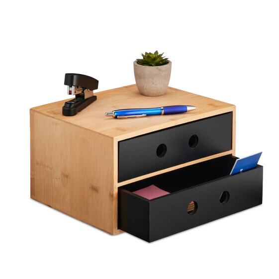 Schreibtisch Organizer mit 2 Schubladen