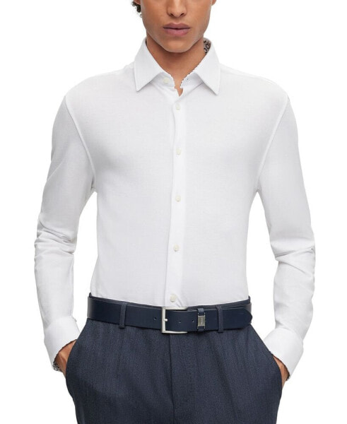 Men's Regular-Fit Pure-Cotton Jersey Shirt