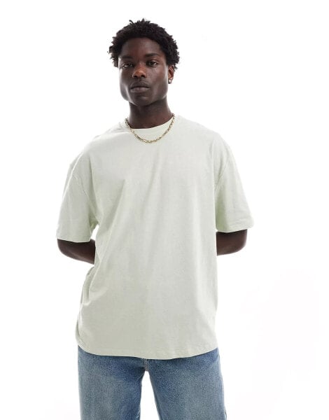 ASOS DESIGN essential oversized t-shirt in light green